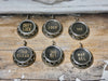 Typewriter Punctuation Necklace Tab Set, Shift Lock Authentic Typewriter Key pendant