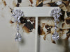 Vintage Style Rhinestone Earring, Dangle with Cubic Teardrop, The Perfect Bridal Earring
