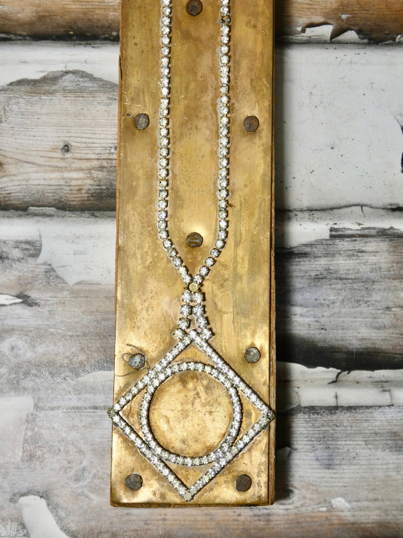 Vintage decor rhinestone jewelry warehouse sample #9444