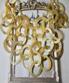 Vintage lucite eclectic statement necklace