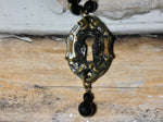Vintage Key Hole Necklace, Detailed Key Cover
