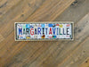 MARGARITAVILLE License Plate Sign