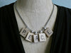 Scrabble Necklace, Letter Necklace from repurposed Scrabble Tile