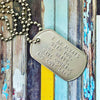 Dog Tag Quote Necklace 
