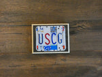 USCG License Plate Sign