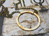 Circle Necklace, Medium Natural Birch Wood Infinity Necklace