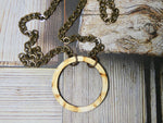 Wood Circle Necklace
