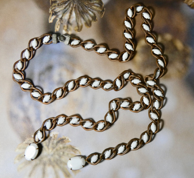 Lariat Style Vintage One of a Kind Unique Necklace