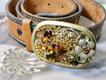 Belt Buckle, One of a Kind Assemblage Belt Buckle