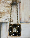 One of a Kind Vintage Necklace, Repurposed Brooch Pendant