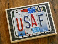 USAF License Plate Sign