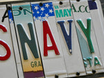 US Navy License Plate Sign