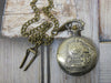 Train Pocket Watch with Fob • Locomotive working Time piece • Steampunk Watch Fob • A Great unisex gift