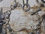 FLeur De Lis Silver Charm Bracelet