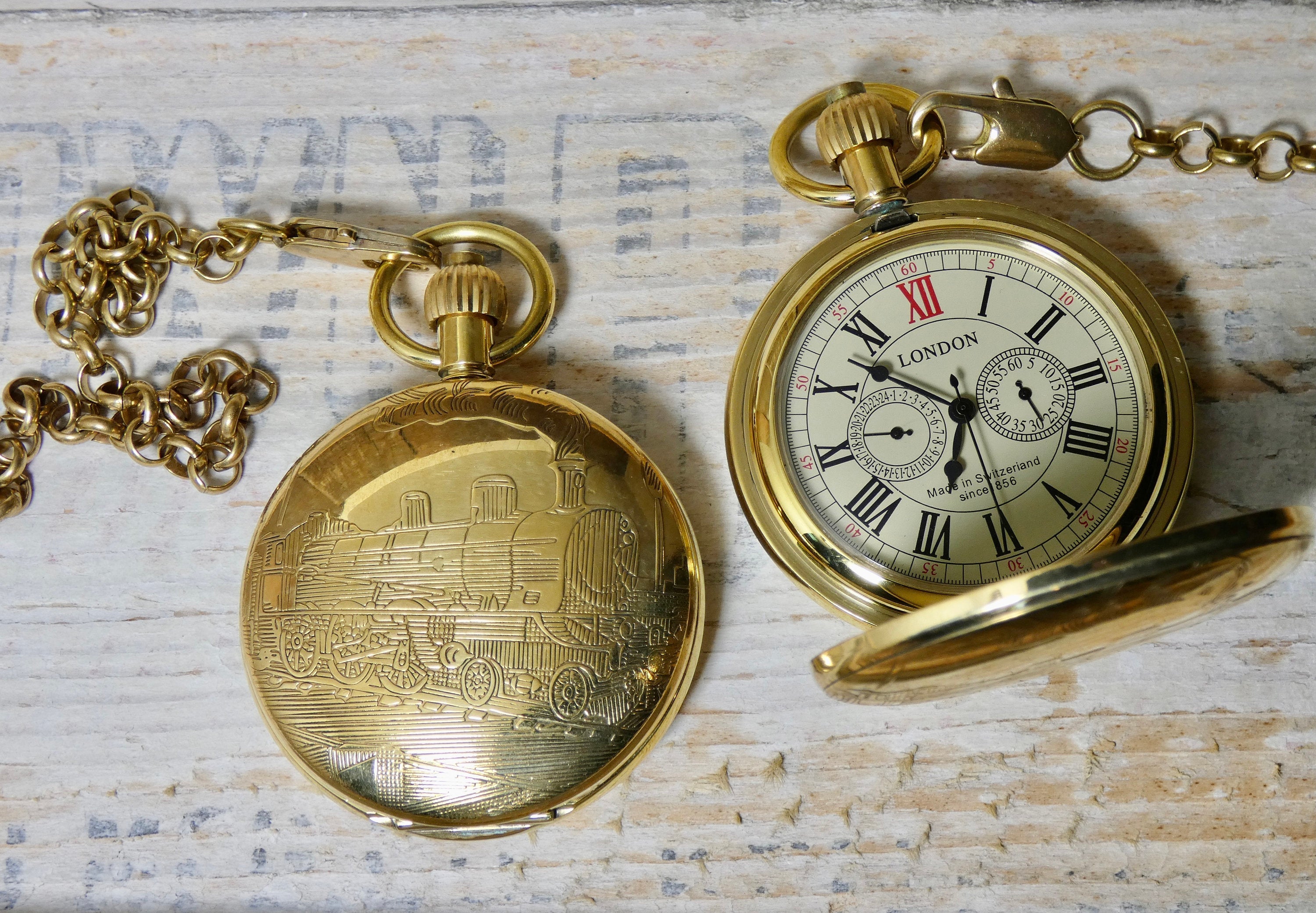 Vintage train pocket clearance watch