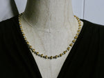 One of a Kind Vintage Rare Floral Rhinestone Necklace
