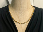 One of a Kind Vintage Rare Floral Rhinestone Necklace