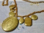 One of a Kind Gold Locket Charm Necklace
