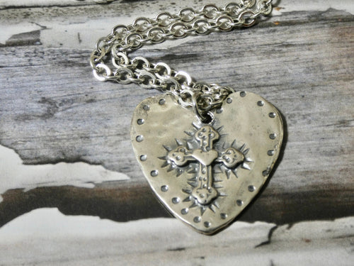 Heart Necklace, Sterling Silver Heart Pendant, A perfect Gift