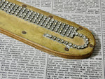 One of a Kind Vintage Jewelry Sample, Unique Decor, Rhinestone Original Sample