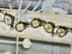 Vintage Watch Bracelet, One of a Kind Bracelet, All Silver Faces Bracelet- BB
