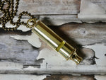 Brass Whistle, Loud Sounding whistle, Perfect Safety Whistle for Hiking or Running