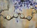 Watch Necklace, Vintage One of a Kind Multi Watch choker