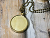 Compass Necklace brass large size working compass
