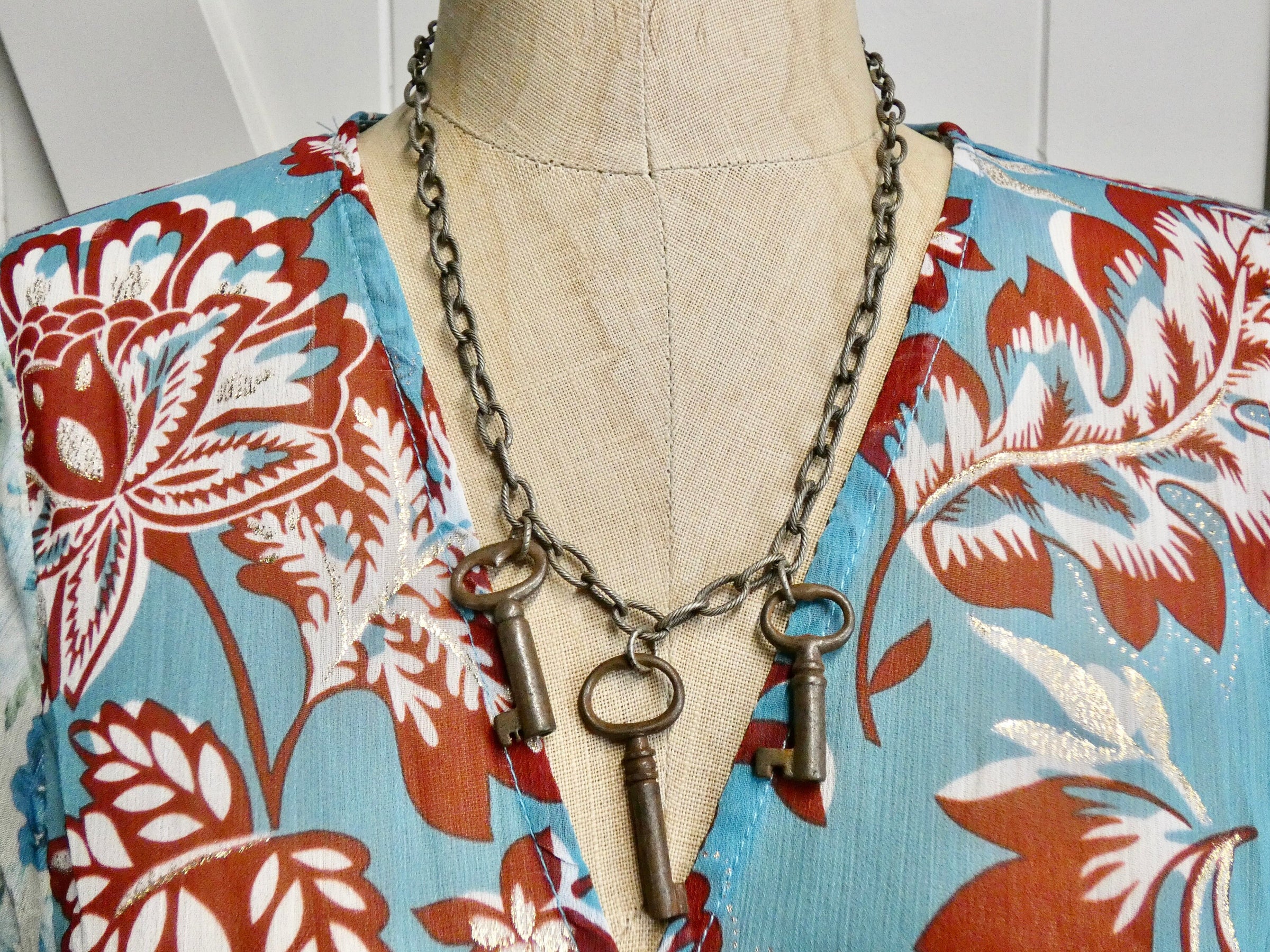 Vintage Skeleton Key Necklace