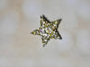 Vintage pave star pin