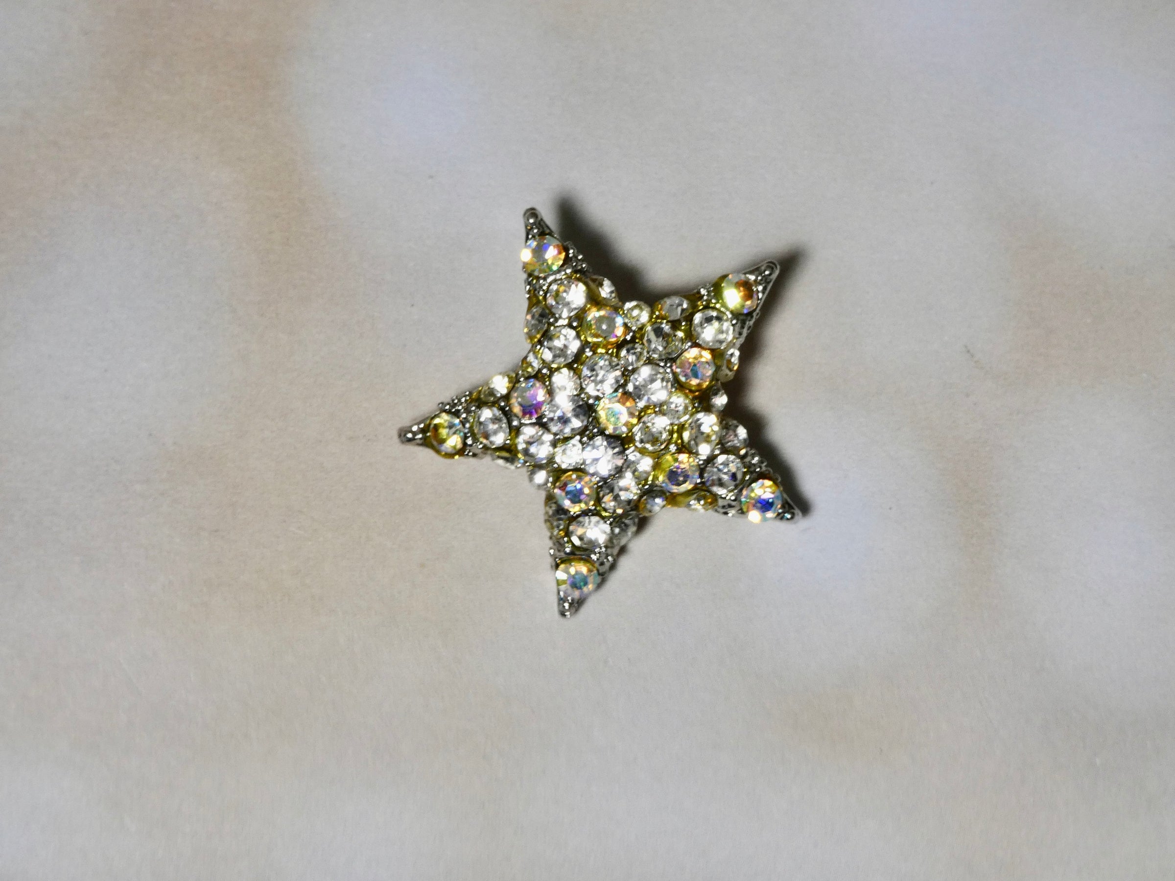 Vintage pave star pin