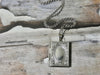 Book Locket Necklace, Silver photo necklace