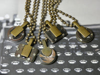 Typewriter Necklace Tabular, Shift Key, Authentic Typewriter Key pendant
