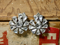 Vintage Style Crystal Earring, Multi Stone Post Earring, The Perfect Bridal Earring