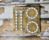 Vintage decor rhinestone jewelry warehouse sample #6284