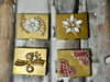 One of a Kind Vintage metal jewelry box pill box or treasure box, rectangle brass vintage box